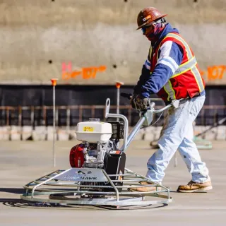 46″ Honda Concrete Fast Pitch Power Trowel with 13HP Honda GX390 Finishing Blades Finishing Tool