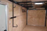 CY230 Cynergy 7×16 Enlcosed Trailer TA White W/ Racks