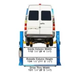 Atlas® BP-10000 Floor Baseplate 2 Post Car Lift 10,000 lbs