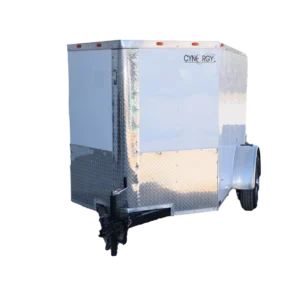 CY200 Cynergy 5×8 Enclosed Trailer SA White