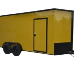 CY222 Cynergy 7×16 Enclosed Trailer TA Yellow Blackout 84″