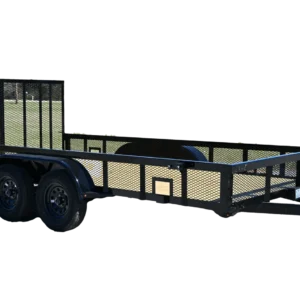 CA152 Caliber 6.5×14 Utility Trailer HD TA W/ 1′ Mesh Sides