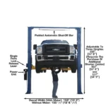 Atlas® PV15PX Adj Height Symmetric 2 Post Lift 15,000 lbs