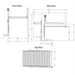 BendPak PL-6000DCX Wide 2-Post Parking Lift / Shared Columns 6,000 lbs