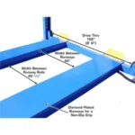 Atlas® 414 Commercial Grade 4 Post Lift 14,000 lbs