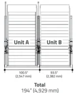 BendPak PL6000DC-ADD-ON Shared Column Add-On Platform & Column Set 6,000 lbs