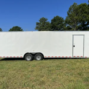 CY710 Cynergy 8.5×28 Enclosed Car Hauler 10K White
