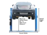 Atlas® BP8000 Floor Base-Plate 2 Post Lift 8,000 lbs