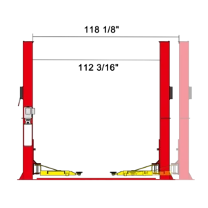 AMGO® BP-10 Super-Symmetric Floor Base-Plate 2 Post Lift 10,000 lbs