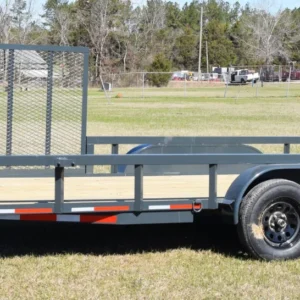 CA136 Cailber 7×16 Utility Trailer HD W/ Side Gate