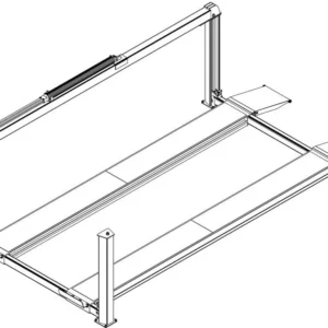Whip Industries WFP30R Heavy-Duty Four Post Car Lift 30,000 lb.