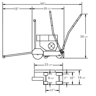 CC1000 Small Joint Cutting Saw – Gas & Electric – 8″ Blade Capacity