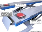 Atlas® 12ASL Commercial Grade Alignment Scissor Lift 12,000 lbs