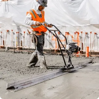 Tomahawk Power Concrete Screed Three Aluminum Blade Bundle (Choose 3 Boards) W/ Free Vibration Impact Ironclad Gloves