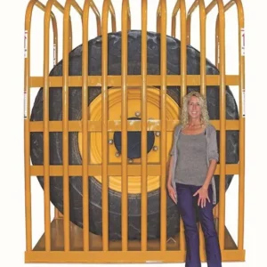 T112 12-Bar Earthmover Tire Inflation Cage