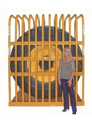 T112 12-Bar Earthmover Tire Inflation Cage