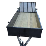 CA126 Caliber 6×14 Utility Trailer HD TA W/ Solid Sides
