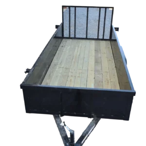 CA126 Caliber 6×14 Utility Trailer HD TA W/ Solid Sides