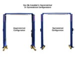Atlas® Platinum PVL10 ALI Certified Adj Height 2 Post Lift 10,000 lbs w/Ext Kit