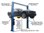 Atlas® 9OHSC-SS Symmetric 2 Post Lift 9,000 lbs