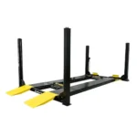 Challenger AR4115XAO Ex-Length Open Front 15,000 lbs 4 Post Alignment Rack Package – Black Only
