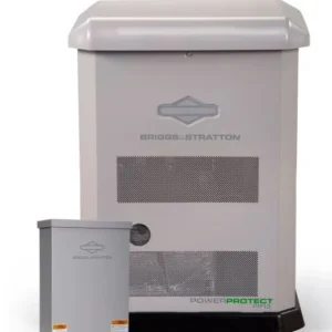 Briggs & Stratton 040742 13kW PowerProtect Generator with 100A 16-Circuit Transfer Switch