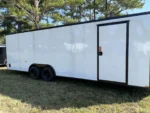 CY713 Cynergy 8.5×24 Enclosed Car Hauler 10K White Blackout