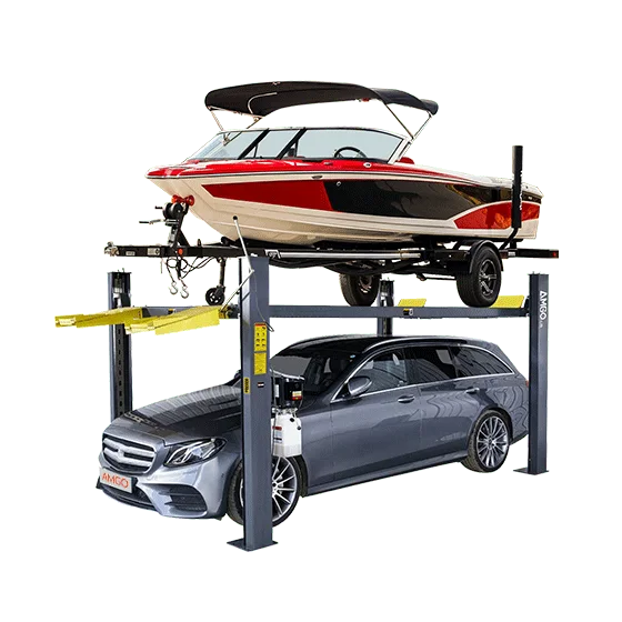 AMGO® Hydraulics 409-HPX 9,000 lbs Boat Storage 4 Post Lift w/Ex. Height AMGO® Hydraulics 409-HPX 9,000 lbs Boat Storage 4 Post Lift w/Ex. Height