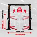 Katool KT-M150D Symmetric 15,000 lbs 2 Post Lift