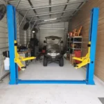 Katool KT-H105 Symmetric 2 Post Floor Plate Car Lift 10,000 lbs – Blue