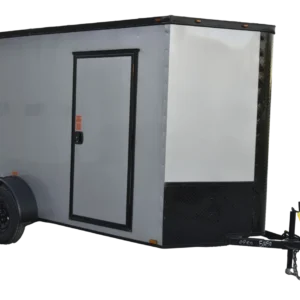 CY205 Cynergy 6×12 Enclosed Trailer SA Silver Blackout 81″