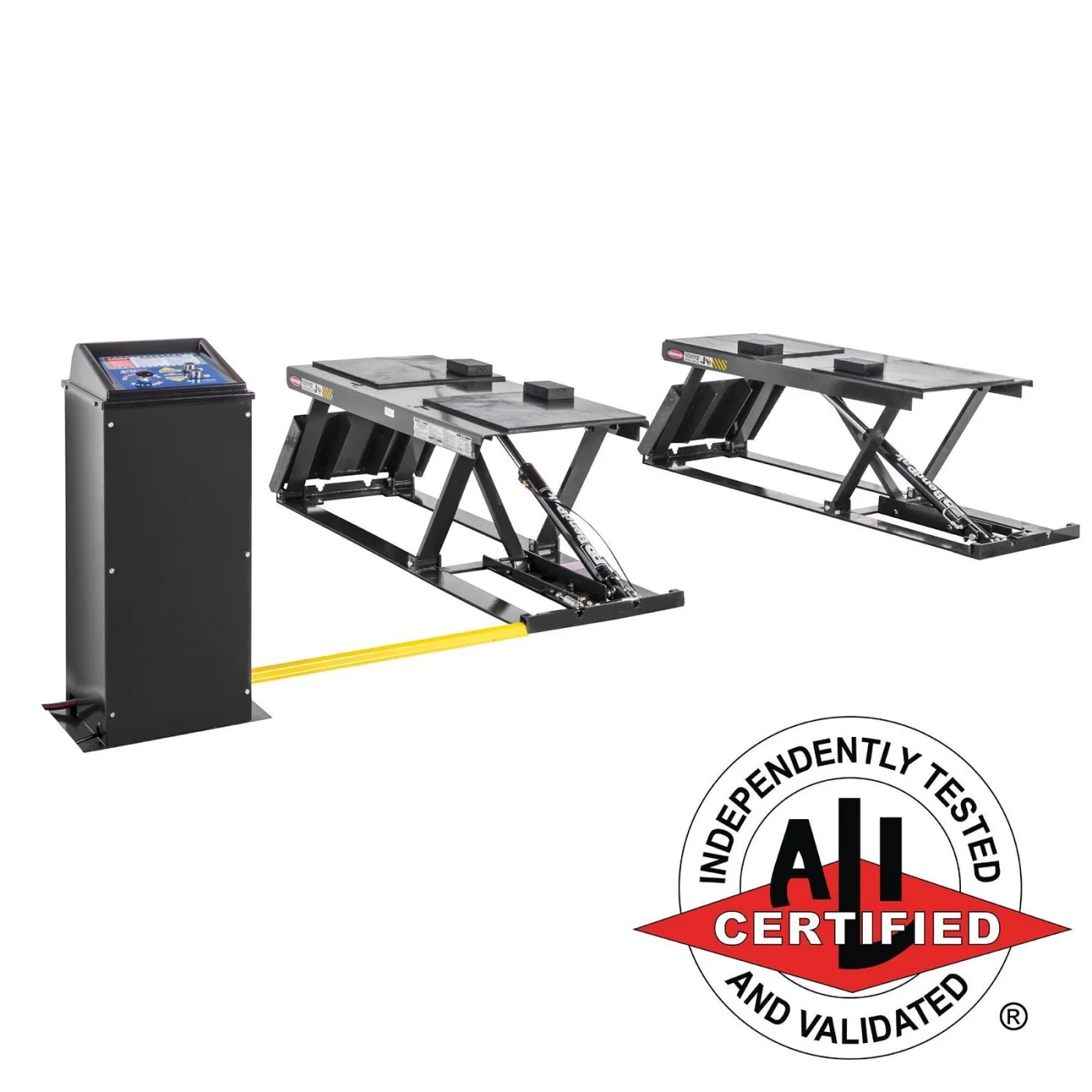 BendPak P9000LTF Low-Rise, Open-Center Pit-Style, Flush-Mount Car ALI Lift 9,000 lb. BendPak P9000LTF Low-Rise, Open-Center Pit-Style, Flush-Mount Car ALI Lift 9,000 lb.